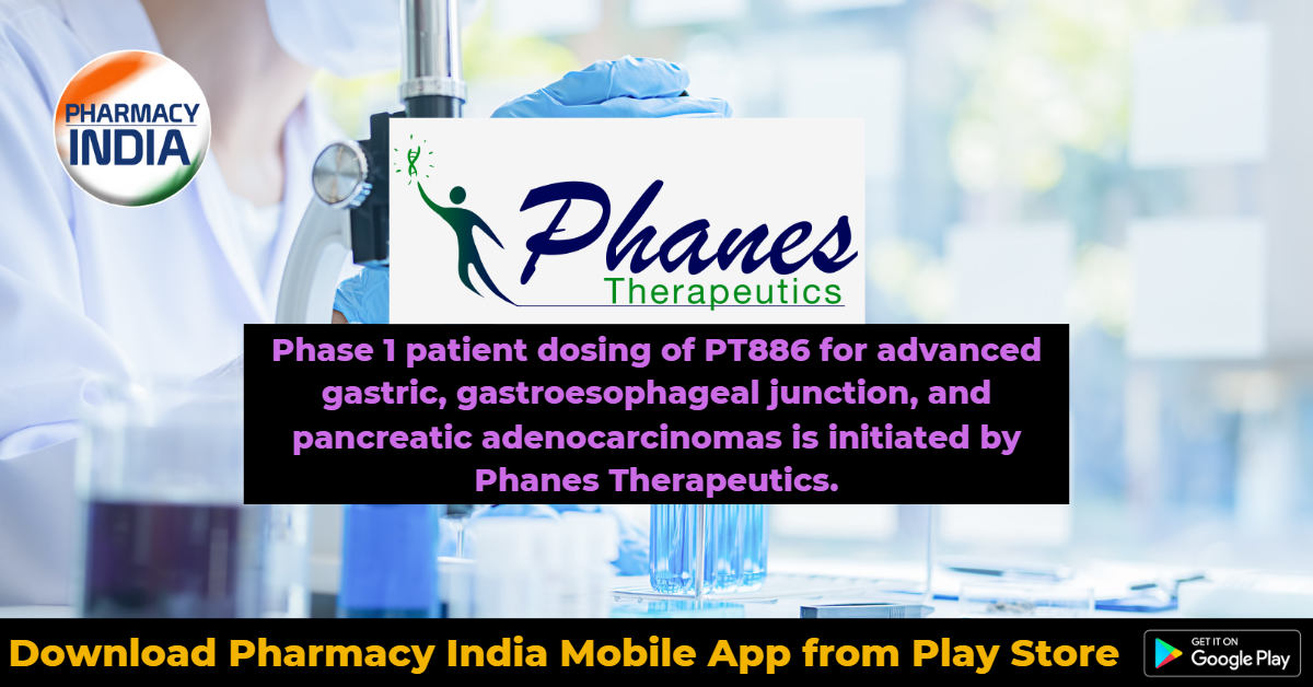 Phase 1 patient dosing of PT886 for advanced gastric, gastroesophageal junction, and pancreatic adenocarcinomas is initiated by Phanes Therapeutics.