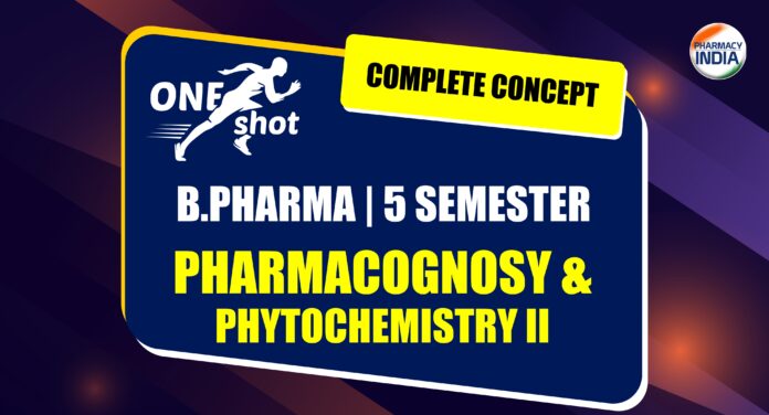 Pharmacognosy And Phytochemistry-II One Shot Notes - B. Pharma 5th ...