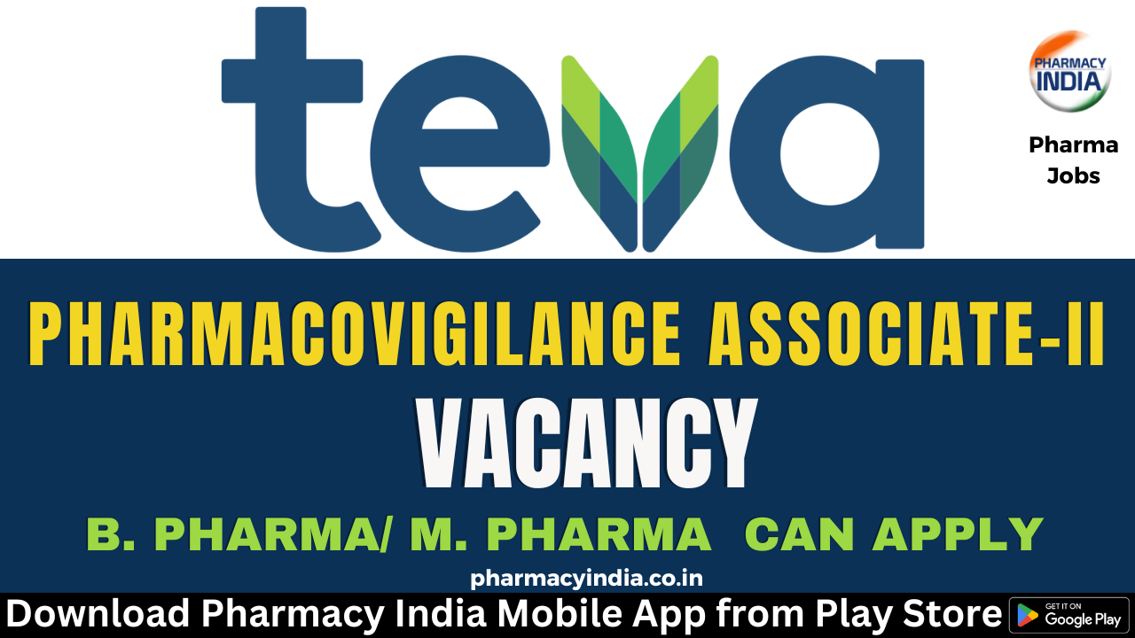 Teva Pharmaceuticals Is Hiring B. Pharma/ M. Pharma As A ...