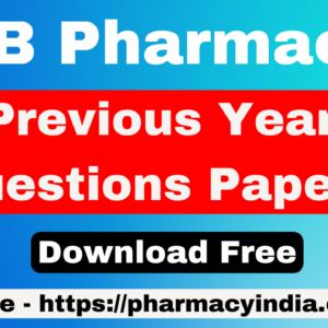 Download RRB Pharmacist Previous Year Papers 2015-2019 with Solutions PDF