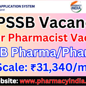 GSSSB Junior Pharmacist & Lab Technician Recruitment 2024