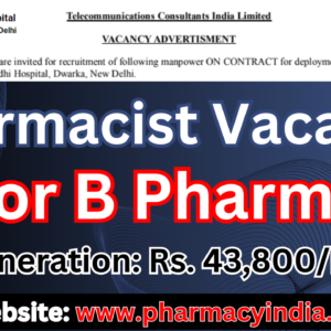 Pharmacist Vacancies at Indira Gandhi Hospital – Apply Now!