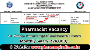 Pharma Jobs ₹24000 Salary Research Role at HBCHRC