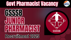 GSSSB Junior Pharmacist Govt Job Post for Persons with Disabilities