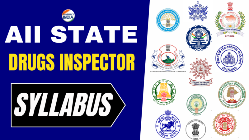 Drug Inspector Examination Syllabus for All States