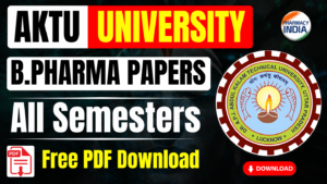 AKTU B.Pharma Previous Year Question Papers – All Semesters PDF Download