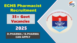 ECHS Pharmacist Recruitment 2025: 35+ Govt Vacancies in Tiruchirapalli | Apply by 05 Aug