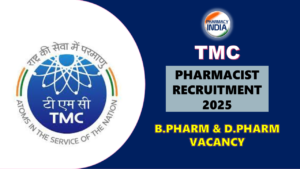 TMC Pharmacist Recruitment 2025: B.Pharm & D.Pharm Vacancy in Visakhapatnam
