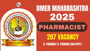 DMER Maharashtra Pharmacist Recruitment 2025