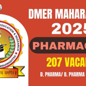 DMER Maharashtra Pharmacist Recruitment 2025