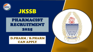 JKSSB Pharmacist Recruitment 2025 | 101 Vacancies in J&K Health Dept.