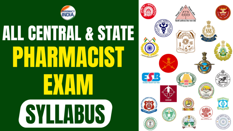 Pharmacist Exam Syllabus for Central & State Govt. – Download