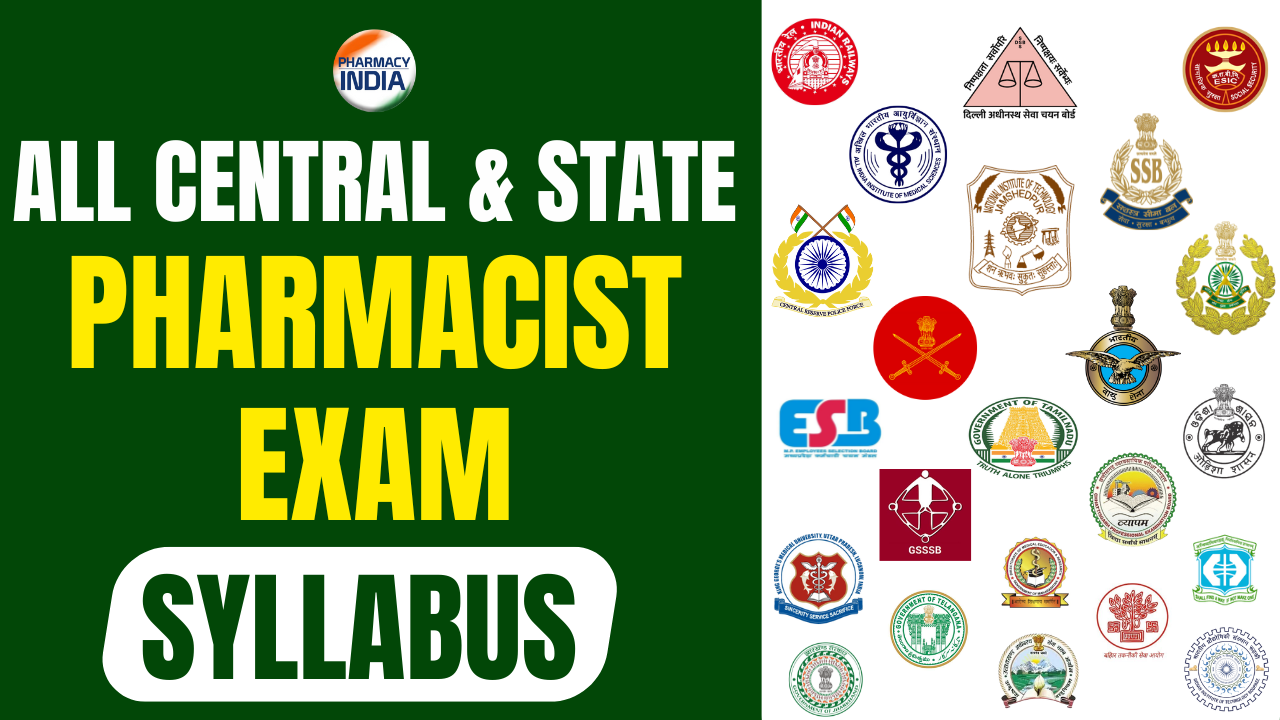 Pharmacist Exam Syllabus for Central & State Govt. – Download