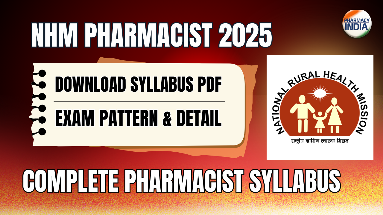 Download UP NHM Pharmacist Syllabus PDF: Complete Allopathic Exam Pattern