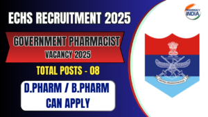 Pharmacist Job Alert: ECHS Govt. Vacancy in New Delhi | Apply Now