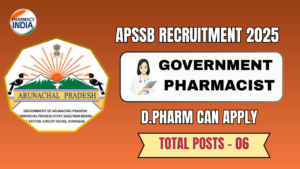 APSSB Recruitment 2025: 239 Vacancies for Pharmacist, Health Assistant & Technical Posts