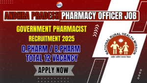 Andhra Pradesh Pharmacy Officer Recruitment 2025 | AP Health Dept. Pharmacist-Gr-II Jobs