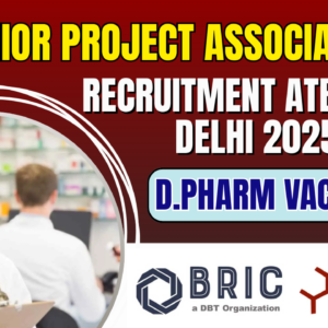Senior Project Associate Recruitment at BRIC-NII Delhi | Virology & Vaccine Research (DBT Project)