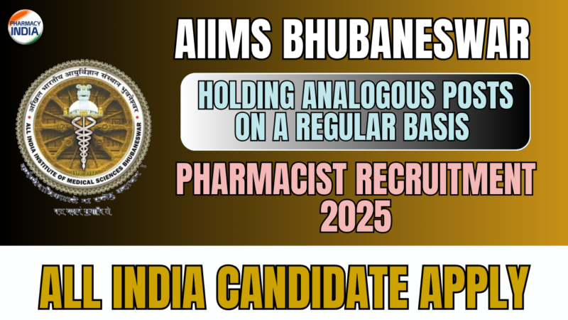 AIIMS Bhubaneswar Pharmacy & Medical Staff Recruitment 2025 | Deputation Posts
