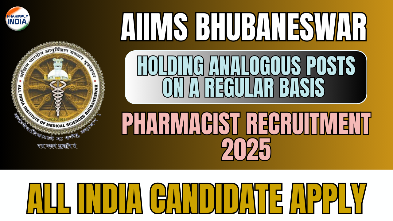AIIMS Bhubaneswar Pharmacy & Medical Staff Recruitment 2025 | Deputation Posts
