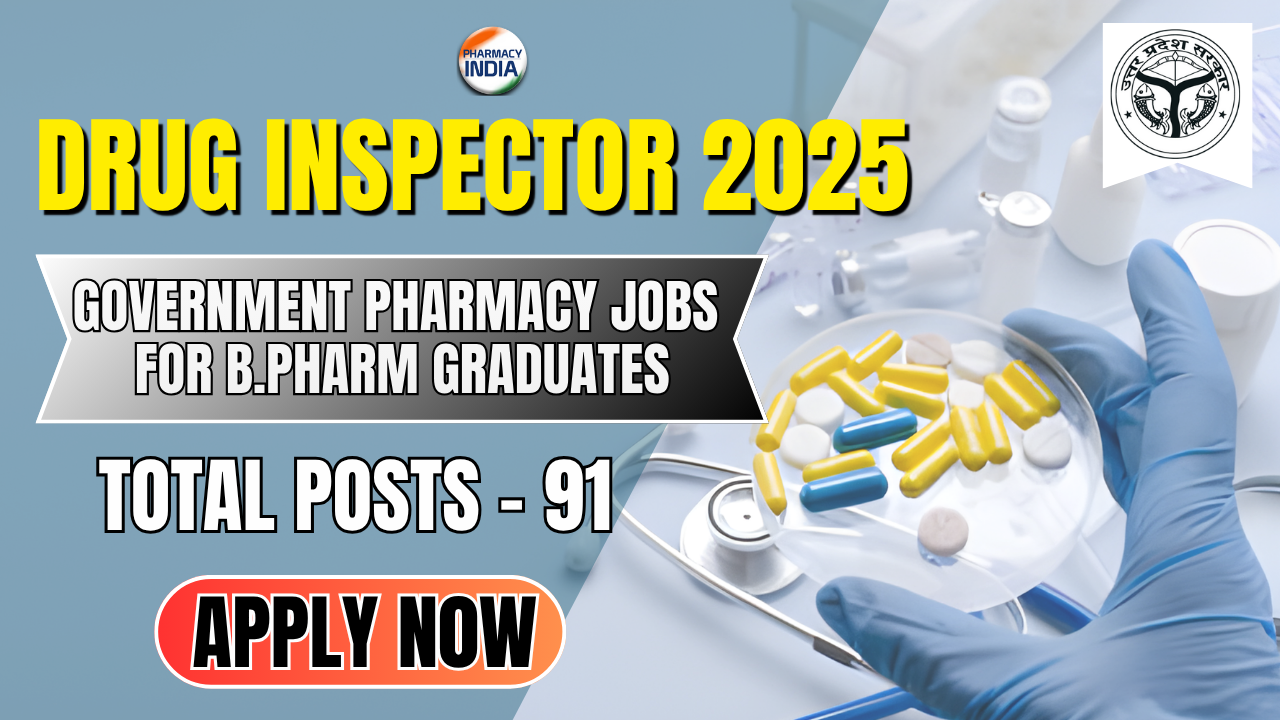 Uttar Pradesh FSDA to Recruit Drug Inspectors & Control Officers (200 Posts) 1 Uttar Pradesh FSDA to Recruit Drug Inspectors & Control Officers (200 Posts)