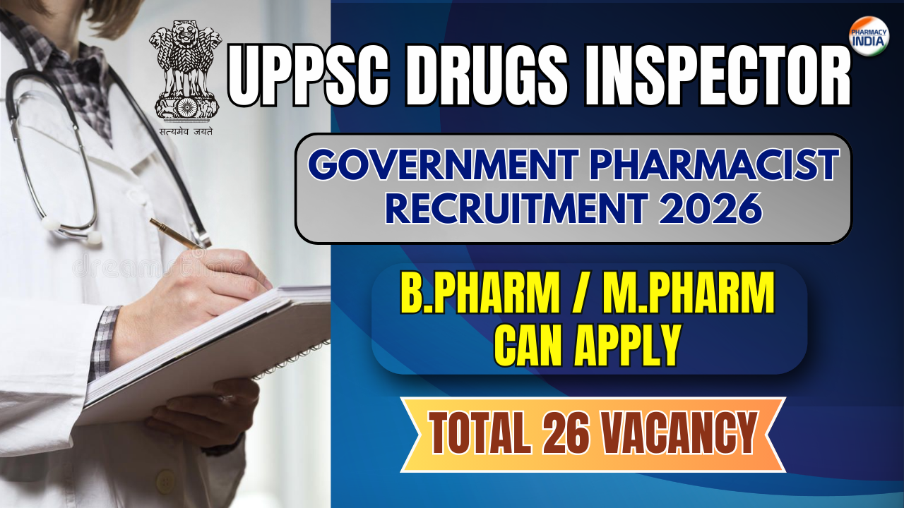 UPPSC Inspector of Drugs Recruitment 2026: Apply Online for 26 Posts | Eligibility, Salary & Exam Date