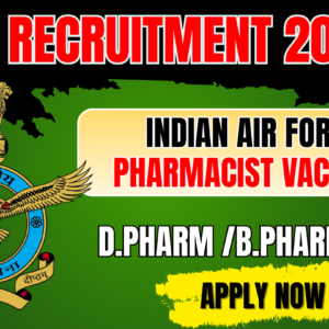 IAF Medical Assistant Recruitment 2027 (Intake 01/2027): Apply Online for Group Y (Pharmacy & 10+2)