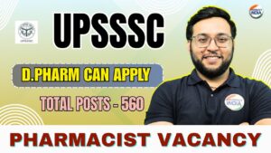 560 Posts! UPSSSC Pharmacist (Bheshajik) Govt Job 2026 Released – Full Notification & Online Form