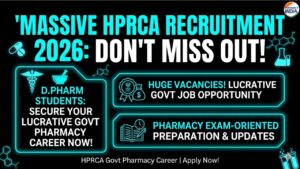 Don't Miss Out! Massive HPRCA Recruitment 2026: Secure Your Lucrative Government Pharmacy Career Now!