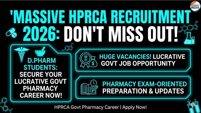 Don’t Miss Out! Massive HPRCA Recruitment 2026: Secure Your Lucrative Government Pharmacy Career Now!