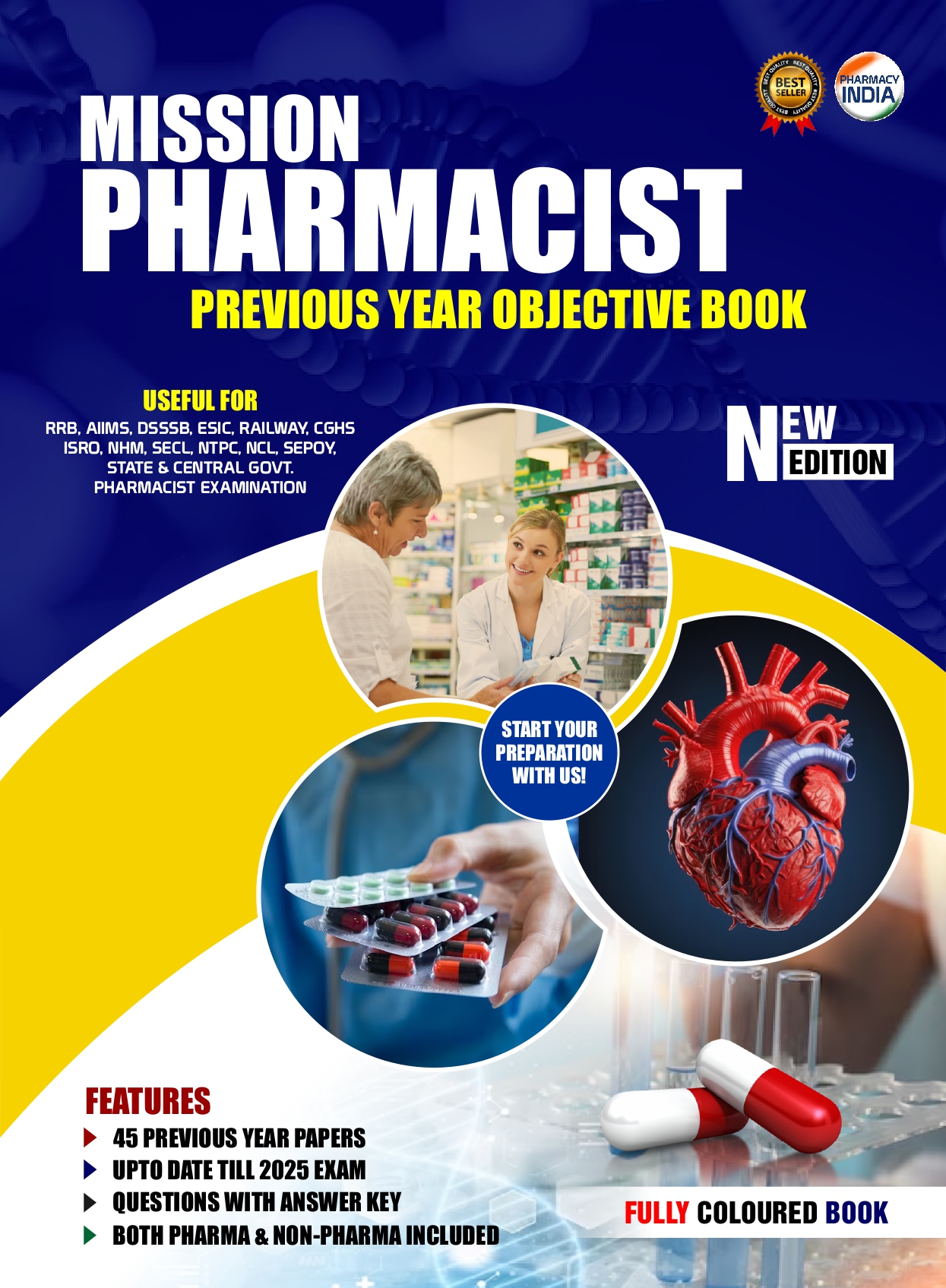Mission Pharmacist PYQ Objective Book Fully Coloured 1 Mission Pharmacist PYQ Objective Book Fully Coloured