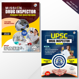 UPSC Drug Inspector and Mission Drug Inspector Objective Book Combo