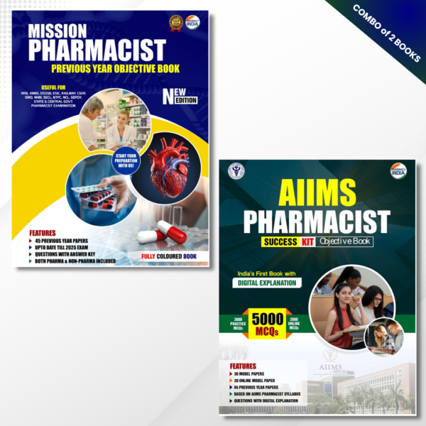 Mission Pharmacist & AIIMS CRE Pharmacist Success Kit Objective Book
