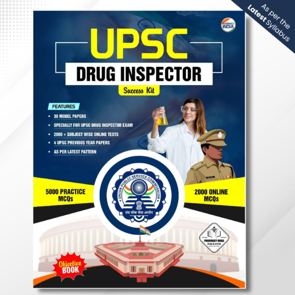 UPSC Drug Inspector Objective Success Kit – Govt. Exam Preparation Book