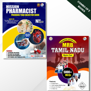 MRB Tamil Nadu Pharmacist And Mission Pharmacist PYQ Objective Book Combo