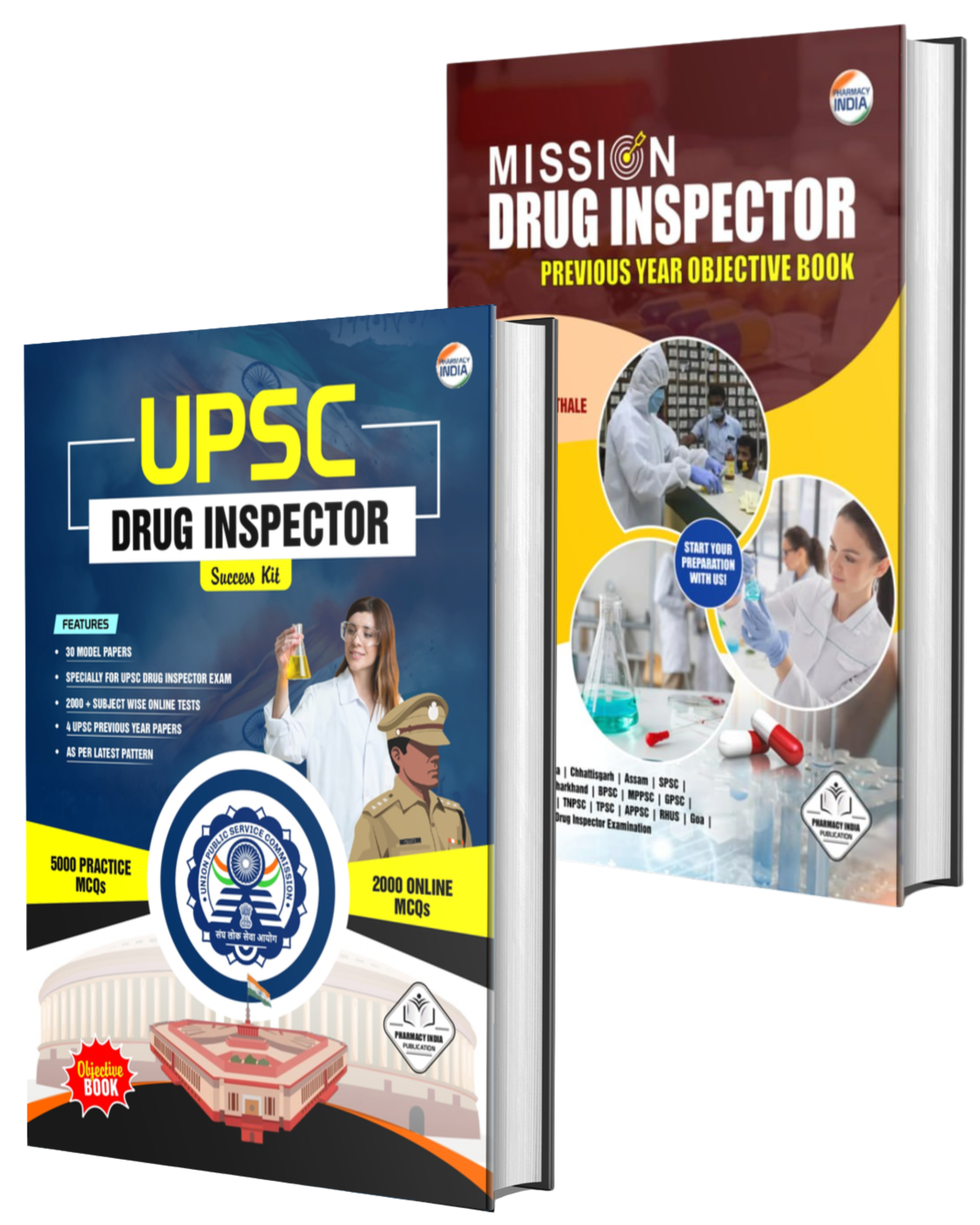 UPSC Drug Inspector and Mission Drug Inspector Objective Book Combo 1 UPSC Drug Inspector and Mission Drug Inspector Objective Book Combo