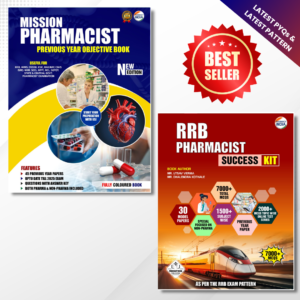 RRB Pharmacist Success Kit and Mission Pharmacist PYQ Objective Book Combo