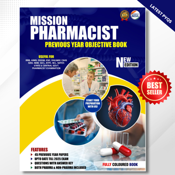 Mission Pharmacist PYQ Objective Book Fully Coloured