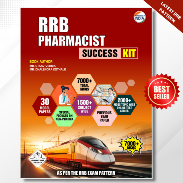 RRB Pharmacist Sucess Kit – (30 Model Papers, Previous Year Papers, and Subjectwise MCQs)
