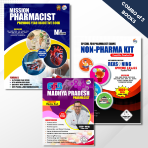 Mission Pharmacist, ESB Madhya Pradesh Pharmacist and Non-Pharma Kit Objective book (Combo of 3 Books)