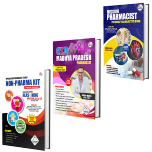 Mission Pharmacist, ESB Madhya Pradesh Pharmacist and Non-Pharma Kit Objective book (Combo of 3 Books)