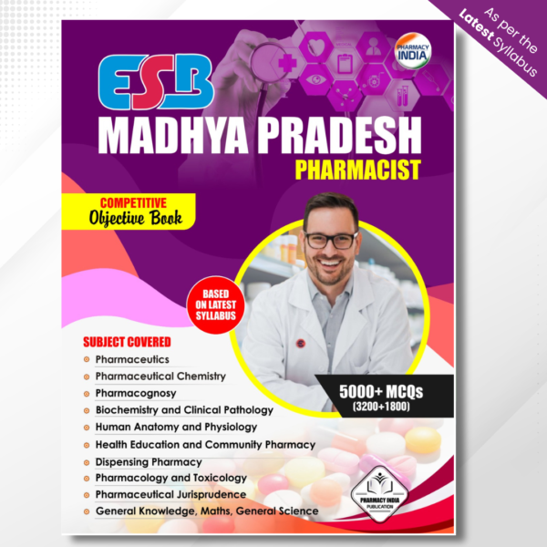ESB Madhya Pradesh Pharmacist Competitive Objective Book