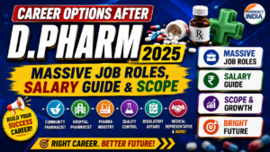 Career Options After D.Pharm 2025: Massive Job Roles, Salary Guide & Scope