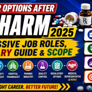 Career Options After D.Pharm 2025: Massive Job Roles, Salary Guide & Scope
