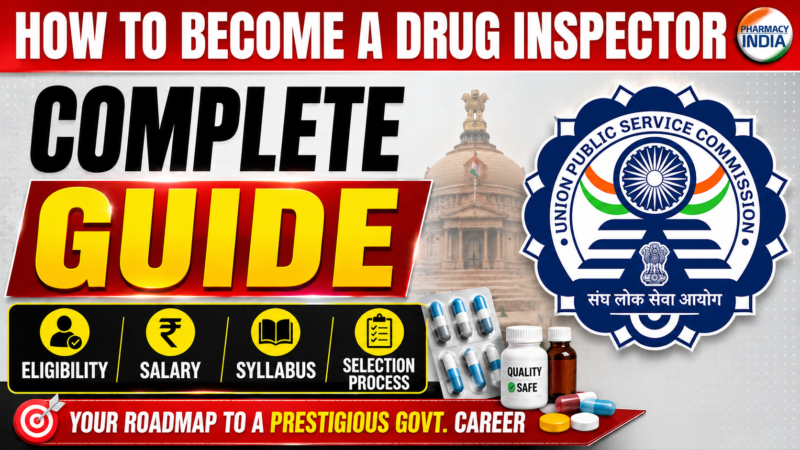 How to Become a Drug Inspector: Complete Guide on Eligibility, Salary, Syllabus & Selection Process