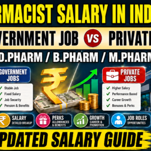 Pharmacist Salary in India 2026: Complete Government vs Private Job Guide Updated