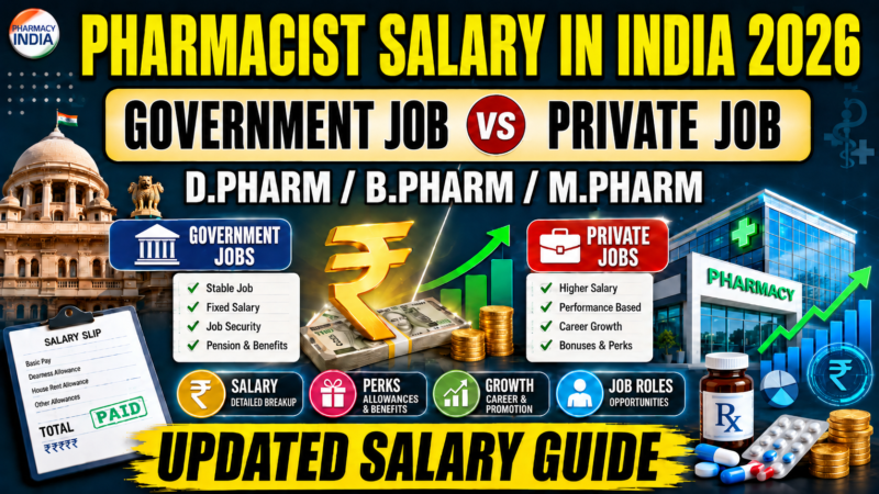 Pharmacist Salary in India 2026: Complete Government vs Private Job Guide Updated