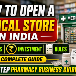 How to Open a Medical Store in India: Complete Guide on Licences, Investment, and Rules