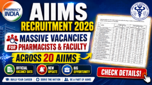 AIIMS Recruitment 2026: Massive Vacancies for Pharmacists & Faculty across 20 AIIMS - Check Details!