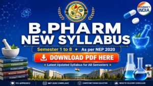 Download B.Pharm Syllabus: 1st to 8th Semester PDF (PCI Updated)